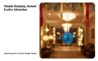 24 Pieces Miniature decoration sphere Set sparkling Finish Tree Trimming Mini Size