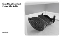 Rocking Motion Under-Desk Foot Rocker Improves Posture Office Furniture Accessory Non-Slip Ergonomic Aid Adjustable Angle for People Working from Home, Students, Gamers, Study Room, Gaming Setup