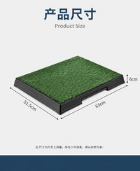 Dog Training Toilet with Artificial Grass and Removable Tray
