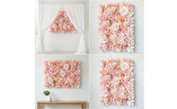 Artificial Flower Wall Panel Silk Flower Wall Panel Reusable for Photographers