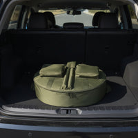 Disc Golf Basket Carry Bag Sturdy Disc Golf Basket Bag Zippered Sturdy for Practice Area, Backyard