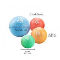 4 Pieces Finger Training Ball PU Polyurethane Finger Exercise Ball Smooth