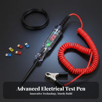 Car Electrical Test Light Bidirectional Polarity Indicator for Mechanics, DIYers