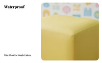 Colorful Design Soft Cube Stool Easy to Clean Surface children's Furniture long-lasting Construction kids' Seat Lightweight for Toddlers, Preschoolers, Kindergarten, Daycare Center, Playroom, Small Spaces