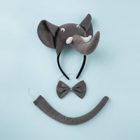 Elephant Headband Padded Headband with Elephant Ears Soft for Cosplayers