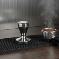 Rust-Proof Coffee Tamper Heavy Duty Espresso Tamper Pressure Well-Distributed Coffee Ground Presser Detachable Design for Baristas, Restaurant, Home, Office
