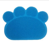 Paw Print Cat Litter Mat, Non-Slip & Leak-Proof Pet Litter Trapper Pad