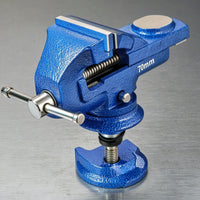 Secure Bench Vise Compact Tabletop Vise Stable Small Parts Holding Tool Universal for Hobbyists, Workshop, Drilling