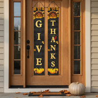Thanksgiving Porch Banner Set - Autumn Harvest Holiday Decoration
