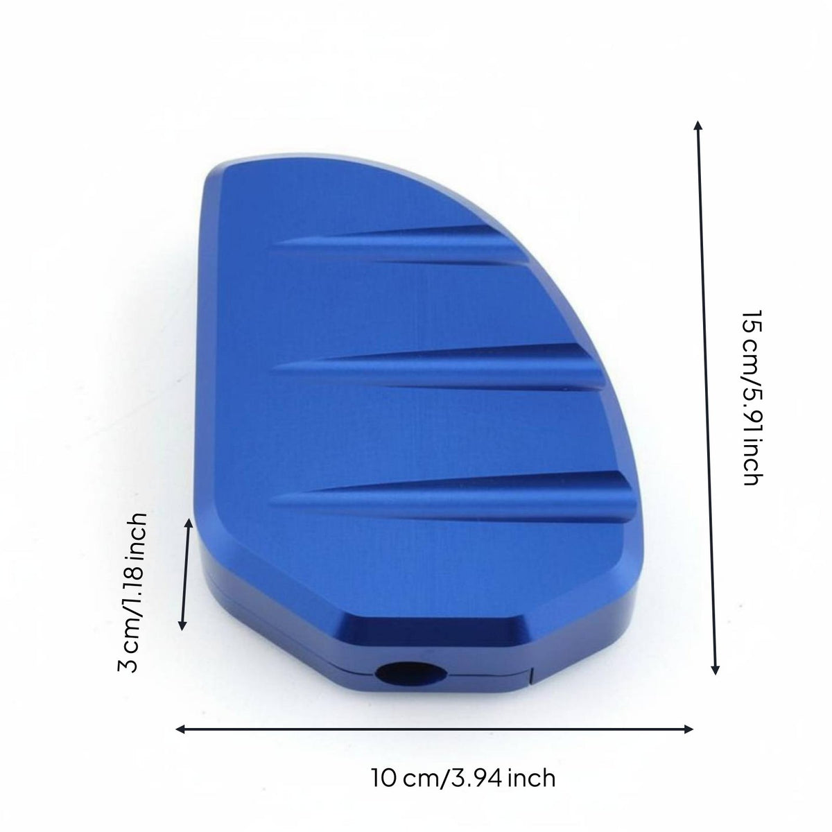 Aluminum Alloy Side Stand Foot Extension Prevents Sinking Motorcycle Kickstand Foot Plate for Hot Asphalt