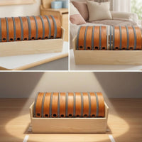 Drum with Holder Foldable Wooden Hand Drum Versatile Percussion Instrument for Beginners