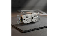 NEMA 6-20 Receptacle UL Listed Duplex Receptacle Earthed for Garages, Kitchens