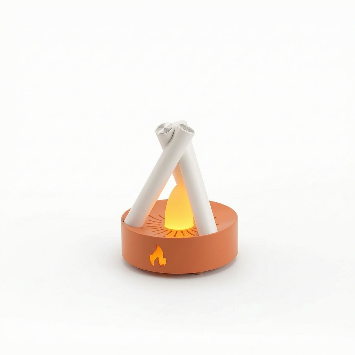 Campfire Night Light Rechargeable Campfire Lamp Night Light with Music Soothing Ambient Sound Machine Portable for Babies