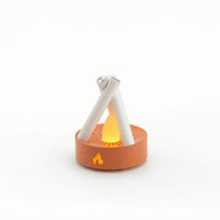Campfire Night Light Rechargeable Campfire Lamp Night Light with Music Soothing Ambient Sound Machine Portable for Babies