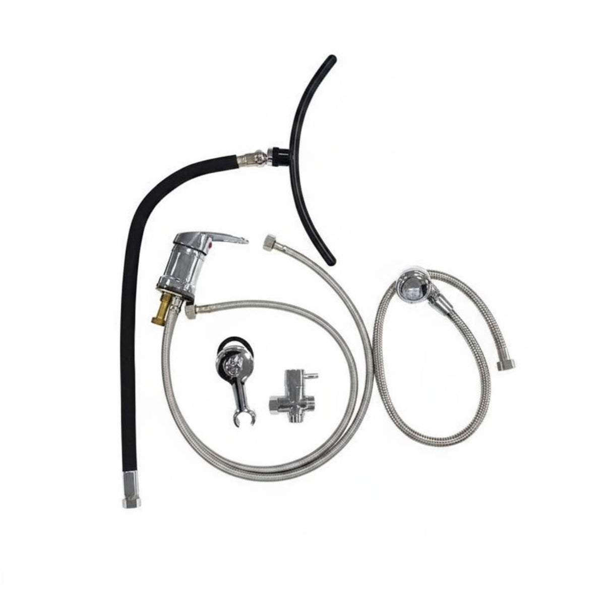 Waterfall Shampoo Sprayer Modern Design Shadow Rinse Attachment Salon Wash Basin Sprayer for Beauty Spa