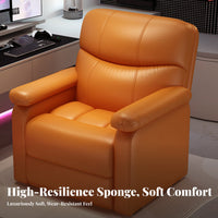 Ergonomic Design Single-Seater Recliner Support Recliner with Footrest Reclining Backrest Gaming Armchair 360-Degree Swivel for Home Paleice Workers, Gamers, Students, Bedroom, Game Room, Reading