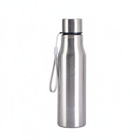 Stainless Metal Water Bottle Leak-Resistant Lid Insulated Sports Kettle with Strap Sweat Insulated Vacuum Bottle for Outdoor, Gym, Camping