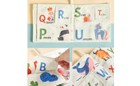 Thickened Alphabet Cloth Book Early Education Baby Letter Book Interactive Tear-Resistant for Babies, Toddlers, Playtime, Bedtime