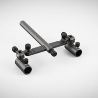 Double Rod Holder Sturdy Construction Double Bracket Rod Rack Long-Lasting for Lakeside