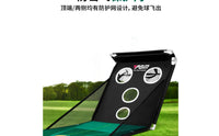 Golf Chipping and Putting Practice Portable Golf Practice Mat with Target Net Compact Practice Tool for Golfers, Beginners, Backyard, Garage