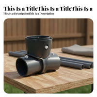 Pool Leg Support Joint Easy Installation Leg and Support Joint Elevated Ground Pool T-Connector No-Tools-Required Fit Frame