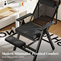 Multi-Position Lounger Adjustable Backrest Reclining Armchair for Home, Seniors