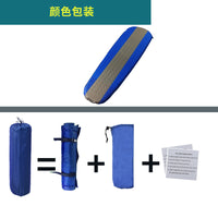 Self-Inflating Camping Sleeping Pad with Pillow - Single Person, Foldable, Moisture-Proof Mat for Outdoor Activities