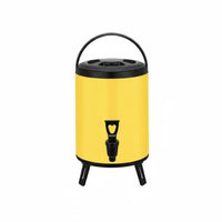 Insulated Beverage Barrel with Tap Easy to Clean Insulated Beverage Dispenser Stainless Steel Drink Server Ergonomic Handle