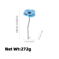 Garden Metal Stake Decorative Garden Stake Featuring a Floral Head charm for Gardeners