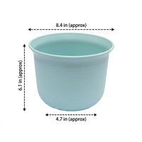 Resin Planter with Matte Finish, Simple Planter for House Plants, Outdoor Planters and Indoor Plant Pot, Water Saving Simple Style