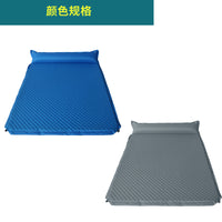 Double PVC Outdoor Self-Inflating Camping Mat Waterproof Thickened Moisture-Proof Pad