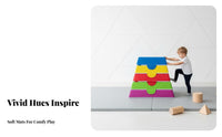 Adjustable Foam Obstacle Course Develops Movement Abilitys Gymnastics Trainer Soft and Safe Adaptable Configuration