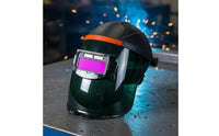 Auto-Darkening Metal-Joining Helmet Crystal Clear View Auto Darkening Metal-Joining Helmet Full Face Protection Face Shield