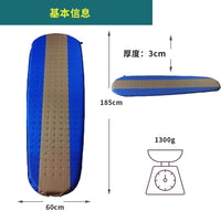 Self-Inflating Camping Sleeping Pad with Pillow - Single Person, Foldable, Moisture-Proof Mat for Outdoor Activities