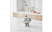 Serving Bowl with Lid Elegant Pedestal Serving Bowl Compact Dessert Server for Dining Table