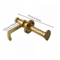 Grand Piano Cover Lock Gold-Colored Piano Cover Lock Assembly Wood Grain