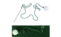 Portable Tethered Golf Practice Ball Long-Lasting Golf Swing Rope Coach Simple and Practical Sports Training Aid for Golfers, Beginners, Backyard, Garden, Office