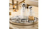 Travel Pump Bottle Transparent Pump Bottle Toiletry Bottles Compact BPABPA-Free for Travelers, Bathroom, Vanity