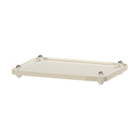 Glossy Vanity Tray Rectangular Valet Tray Compact Tabletop Organizer Slim for Entryway, Dresser, Countertop