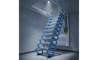 Telescopic Retractable Attic Staircase Telescoping Electric Attic Ladder Extendable Folding Ceiling Ladder Heavy Duty for Loft