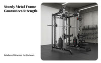 Multi-Functional Guided Machine Commercial Grade Guided Machine with Cable Versatile Pulley Station Comprehensive Comprehensive Training Station