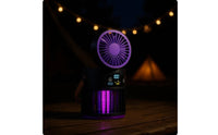 Fan Lantern Digital Display Night-Time Light Lamp Safety Grille for Indoor Use