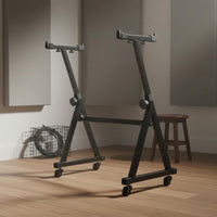 Z shape Frame Keyboard Stand Sturdy Z-Style Keyboard Holder Non-Slip Foam Musical Equipment for Rehearsal Room