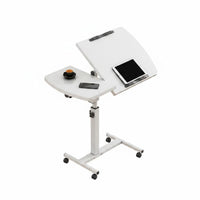 Bedside Rolling Desk Movable Adjustable Reading Stand Space-Saving