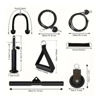 Cable Pulley Attachment Kit Heavy-Duty Fitness Equipment Long-Lasting