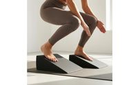Trapezoid Squat Board Trapezoidal EVA Squat Incline Block Calf Stretch Incline Block Flat Top Exercise Equipment Easy to Clean