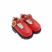 Buckle Strap Doll Shoes Solid Color Doll T-Strap Doll Shoes Shoes