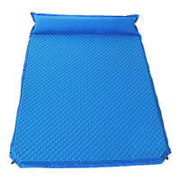 Double PVC Outdoor Self-Inflating Camping Mat Waterproof Thickened Moisture-Proof Pad