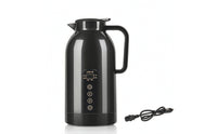 Vehicle Electric Kettle 12V-24V Electric Travel Kettle Temperature Holding Hot for Truckers, Commuters, Road Trips, Truck