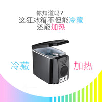 6L Portable Car Refrigerator Cooler/Warmer, 12V/220V Mini Fridge for Car and Home Use